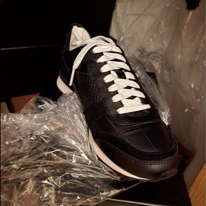 Brand new Coach “Moonlight Patchwork” sneakers NIB Black size 6M women’s Q8727